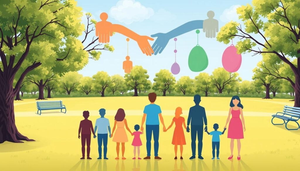 Key components of a support network