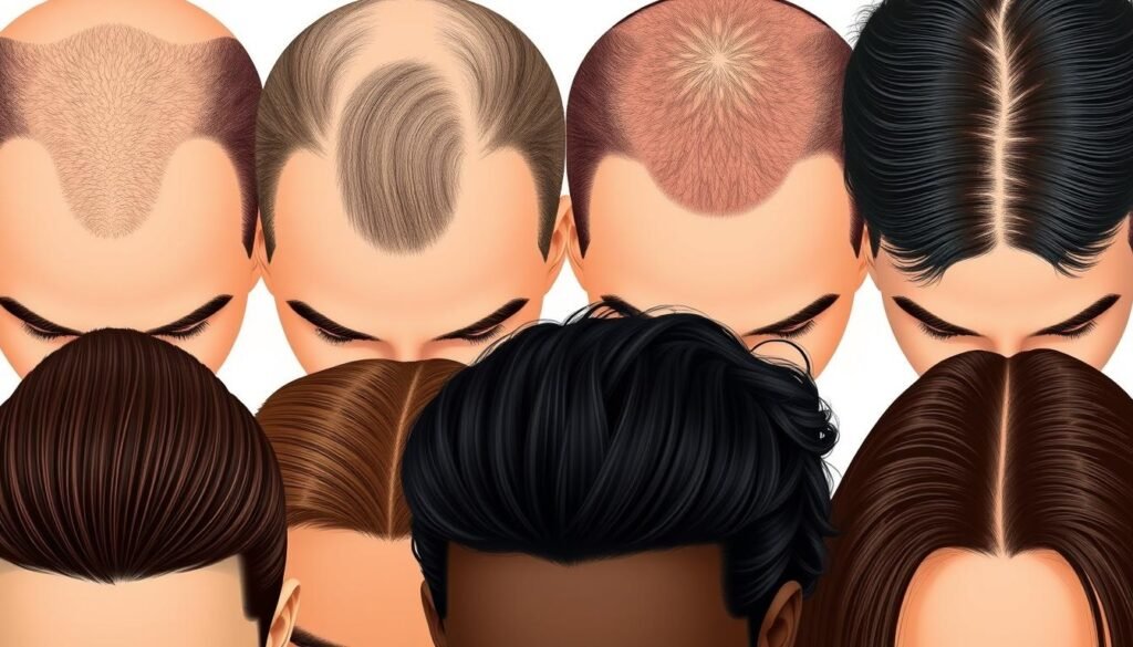 hair loss patterns