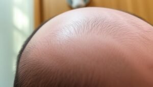 early signs of balding