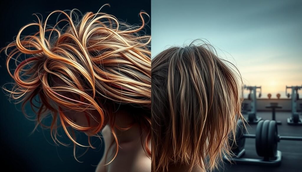 emotional stress and physical stressors impact on hair health