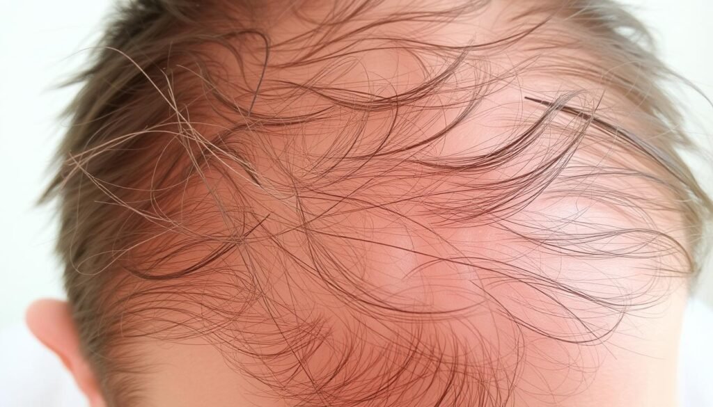 increased scalp visibility