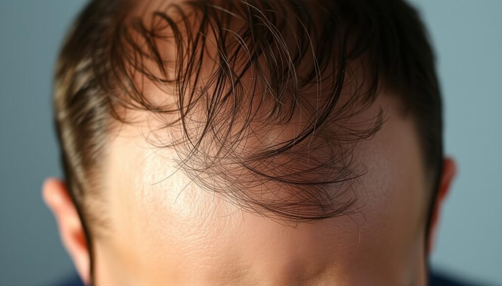 signs of balding