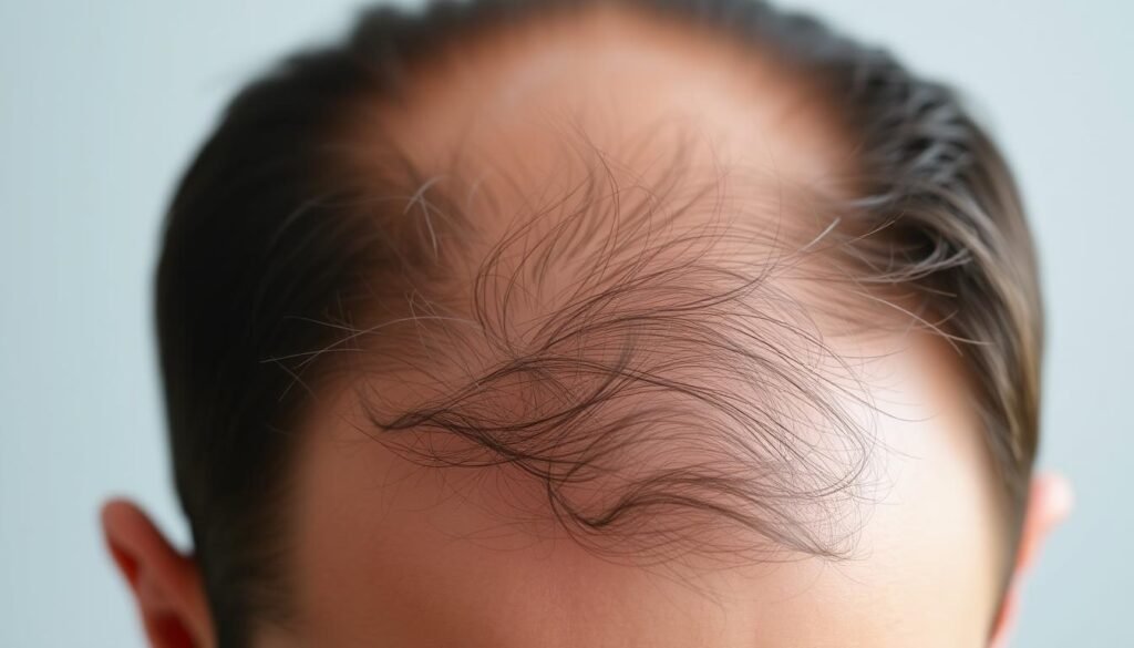 signs of balding