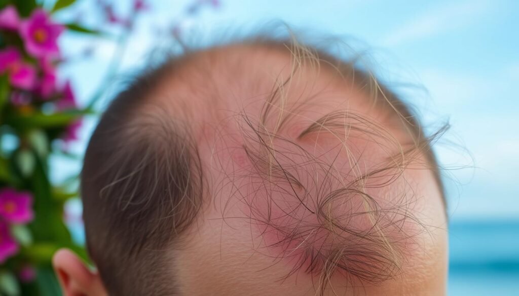 temporary hair loss